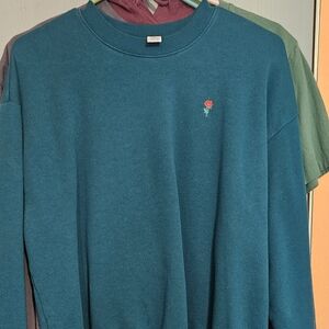 Victoria's Secret Green Sweatshirt Hoodie XL